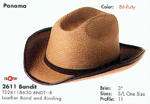 Bandit Panama Hats